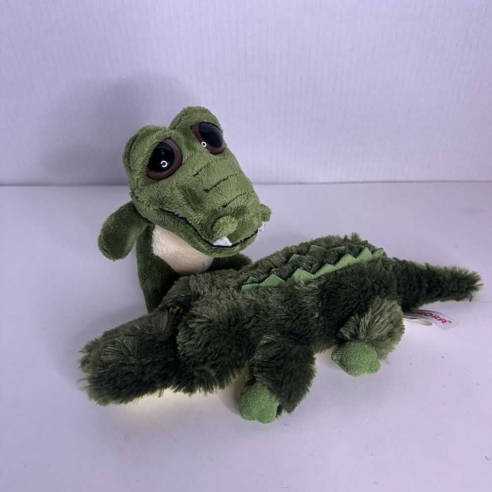 2 Aurora World Plush - Flopsie - SWAMPY‎ the Alligator (12 inch) Stuffed Toy